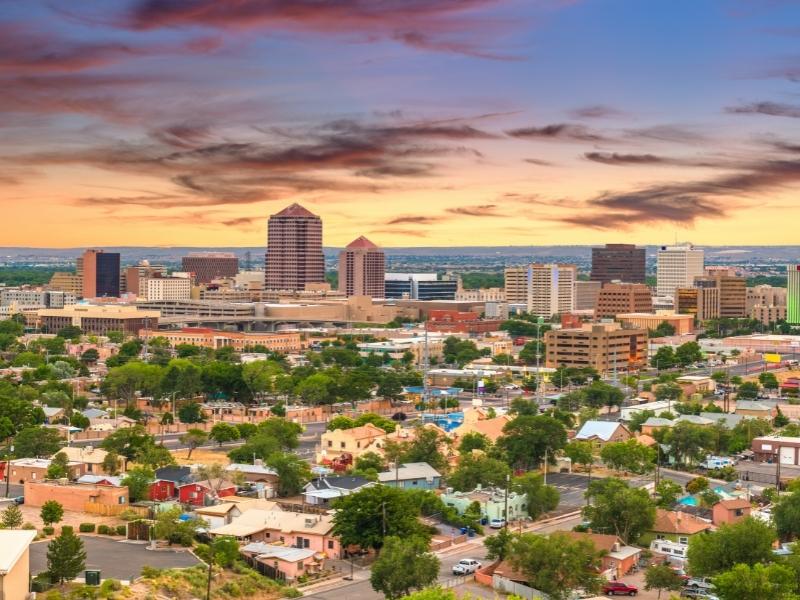 View of downtown Albuquerque